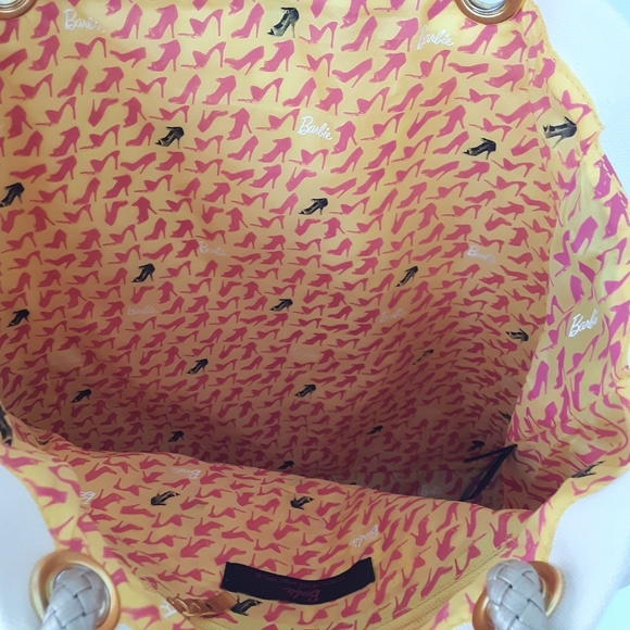 Barbie by Tookata People White with Gold Tote - Picture 7 of 15